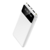 Внешний аккумулятор Dorado 10 000 mAh с фонариком, белый (Изображение 1)