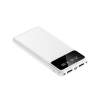 Внешний аккумулятор Dorado 10 000 mAh с фонариком, белый (Изображение 2)