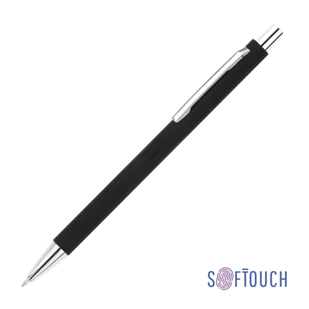 Ручка шариковая "Trade", покрытие soft touch (черный) (Изображение 1)