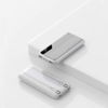 Зарядное устройство "Connect" 10000 mAh со встроенными Type-C/Lightning кабелями (белый с серым) (Изображение 2)
