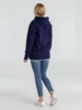 Толстовка с капюшоном унисекс Hoodie, темно-синяя, размер XS (Изображение 10)