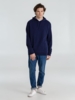 Толстовка с капюшоном унисекс Hoodie, темно-синяя, размер S (Изображение 13)