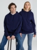 Толстовка с капюшоном унисекс Hoodie, темно-синяя, размер XL (Изображение 16)