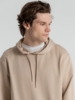 Толстовка с капюшоном унисекс Hoodie, бежевая, размер XS (Изображение 6)
