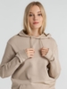 Толстовка с капюшоном унисекс Hoodie, бежевая, размер XS (Изображение 10)