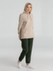 Толстовка с капюшоном унисекс Hoodie, бежевая, размер XS (Изображение 12)