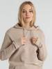 Толстовка с капюшоном унисекс Hoodie, бежевая, размер XS (Изображение 10)