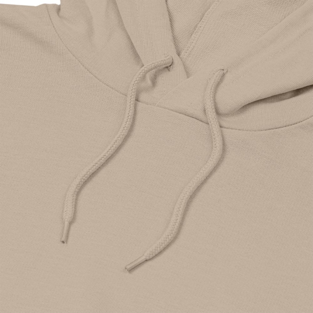 Толстовка с капюшоном унисекс Hoodie, бежевая, размер XS (Изображение 3)