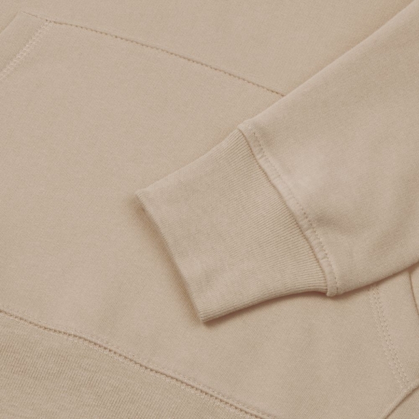 Толстовка с капюшоном унисекс Hoodie, бежевая, размер XS (Изображение 4)