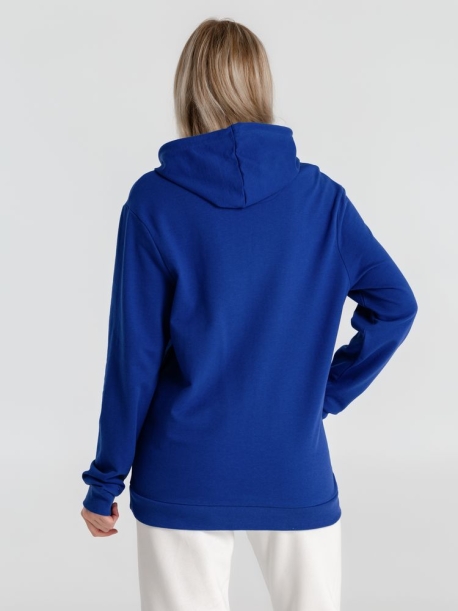 Толстовка с капюшоном унисекс Hoodie, ярко-синяя, размер S (Изображение 7)