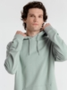 Толстовка с капюшоном унисекс Hoodie, серо-зеленая, размер S (Изображение 9)