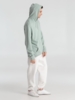 Толстовка с капюшоном унисекс Hoodie, серо-зеленая, размер S (Изображение 11)