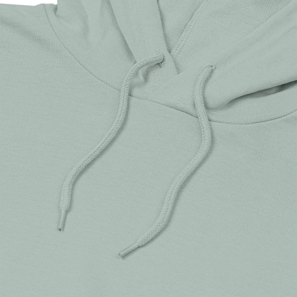 Толстовка с капюшоном унисекс Hoodie, серо-зеленая, размер S (Изображение 3)
