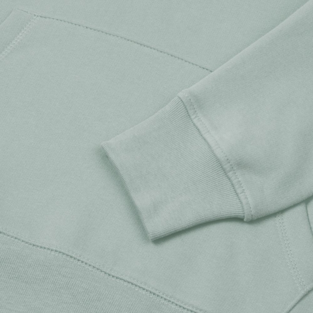 Толстовка с капюшоном унисекс Hoodie, серо-зеленая, размер S (Изображение 4)