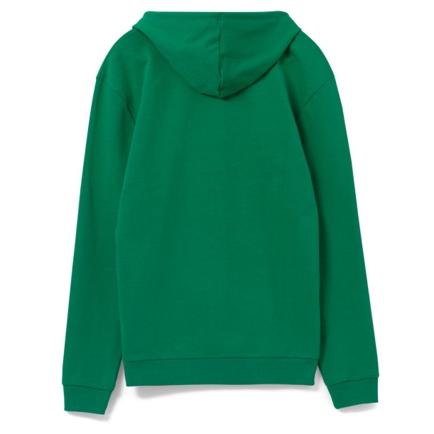 Толстовка с капюшоном унисекс Hoodie, зеленая, размер XS (Изображение 2)
