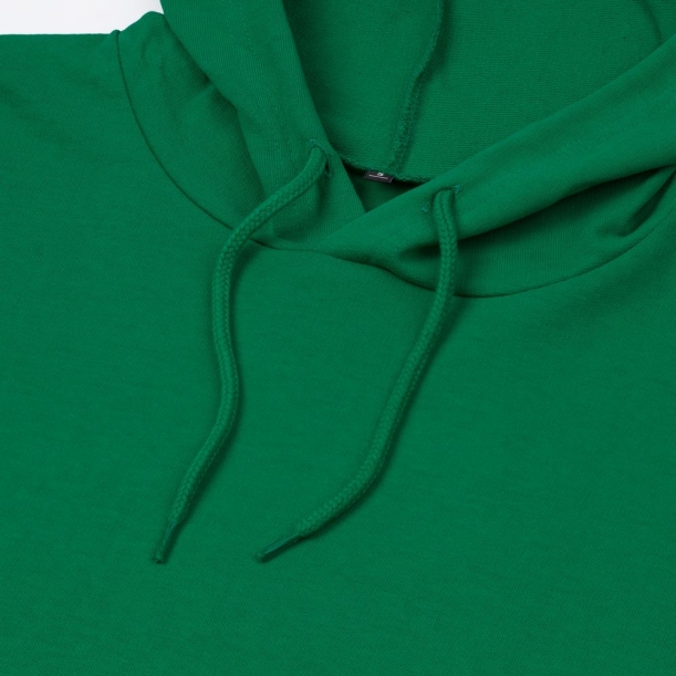 Толстовка с капюшоном унисекс Hoodie, зеленая, размер S (Изображение 3)
