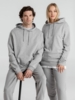 Толстовка с капюшоном унисекс Hoodie, серый меланж, размер S (Изображение 16)