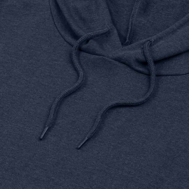 Толстовка с капюшоном унисекс Hoodie, синий меланж, размер XS (Изображение 3)