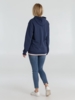 Толстовка с капюшоном унисекс Hoodie, синий меланж, размер S (Изображение 10)