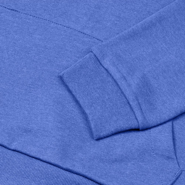 Толстовка с капюшоном унисекс Hoodie, ярко-синий меланж, размер XS (Изображение 4)