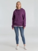 Толстовка с капюшоном унисекс Hoodie, фиолетовый меланж, размер XS (Изображение 8)