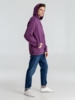 Толстовка с капюшоном унисекс Hoodie, фиолетовый меланж, размер XS (Изображение 14)
