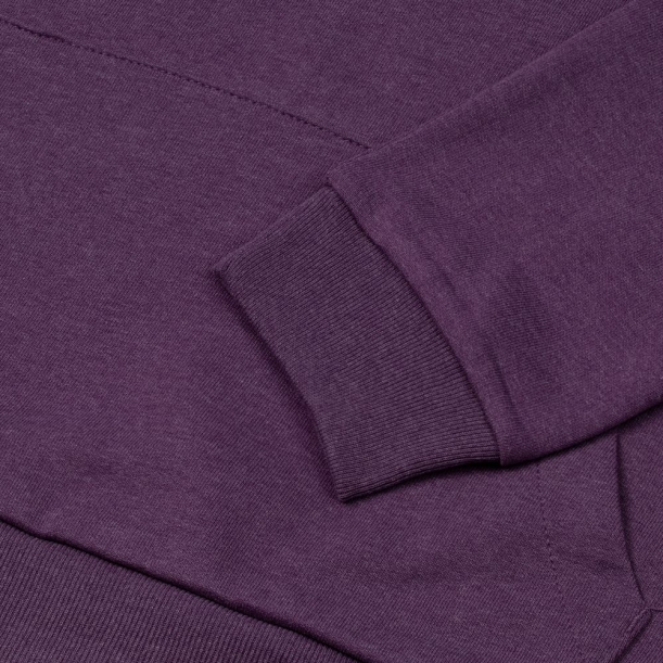 Толстовка с капюшоном унисекс Hoodie, фиолетовый меланж, размер S (Изображение 4)