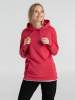 Толстовка с капюшоном унисекс Hoodie, красный меланж, размер XS (Изображение 11)