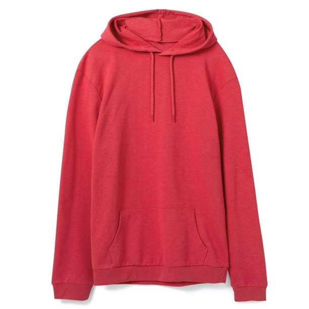 Толстовка с капюшоном унисекс Hoodie, красный меланж, размер XL (Изображение 1)