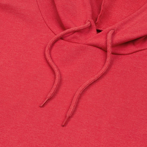 Толстовка с капюшоном унисекс Hoodie, красный меланж, размер XL (Изображение 3)