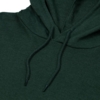 Толстовка с капюшоном унисекс Hoodie, темно-зеленый меланж, размер XS (Изображение 3)