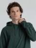 Толстовка с капюшоном унисекс Hoodie, темно-зеленый меланж, размер XS (Изображение 10)