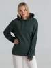 Толстовка с капюшоном унисекс Hoodie, темно-зеленый меланж, размер XS (Изображение 6)