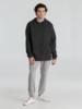Толстовка с капюшоном унисекс Hoodie, серый меланж (антрацит), размер XS (Изображение 9)