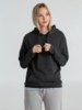 Толстовка с капюшоном унисекс Hoodie, серый меланж (антрацит), размер XS (Изображение 12)