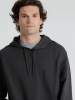 Толстовка с капюшоном унисекс Hoodie, серый меланж (антрацит), размер XS (Изображение 8)