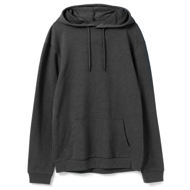 Толстовка с капюшоном унисекс Hoodie, серый меланж (антрацит), размер XS (Изображение 1)