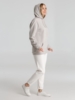 Толстовка с капюшоном унисекс Hoodie, дымчато-серая, размер XS (Изображение 14)