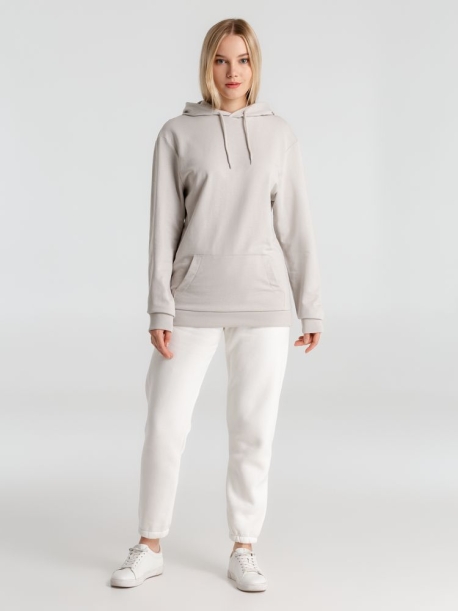 Толстовка с капюшоном унисекс Hoodie, дымчато-серая, размер S (Изображение 13)