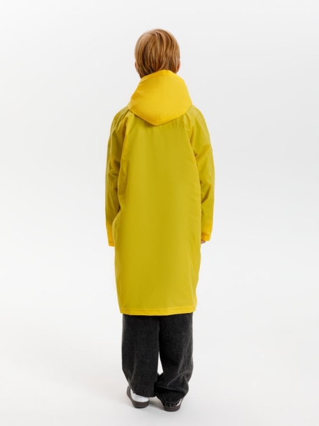 Дождевик детский RainDrop Kids, желтый, 10 лет (рост 130-140) (Изображение 17)