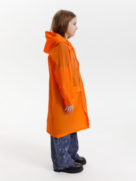 Дождевик детский RainDrop Kids, оранжевый, 12 лет (рост 142-152) (Изображение 15)