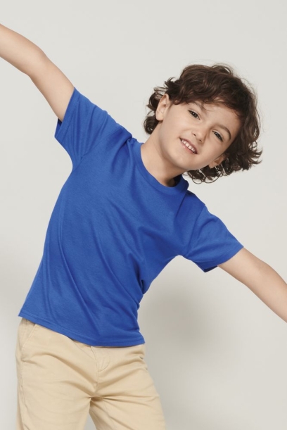 Футболка детская Pioneer Kids, темно-синяя, на рост 142-152 см (12 лет) (Изображение 4)