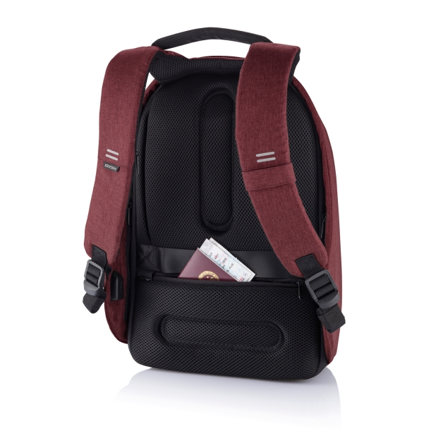 Антикражный рюкзак Bobby Hero Small, красный (Изображение 7)