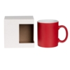 Коробка для кружки с окном Cupcase, белая (Изображение 3)