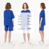 Футболка унисекс T3, синяя, размер XL/XXL (Изображение 3)