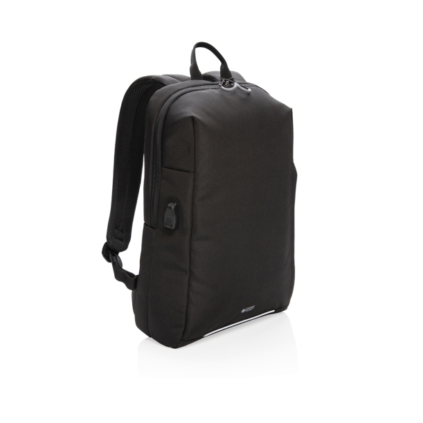 Рюкзак Swiss Peak с RFID-защитой и USB-A из rPET AWARE™, 15,6’’ (Изображение 4)