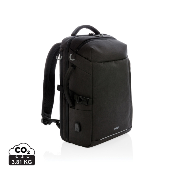 Рюкзак для путешествий Swiss Peak XXL из rPET AWARE™, 17’’ (Изображение 16)