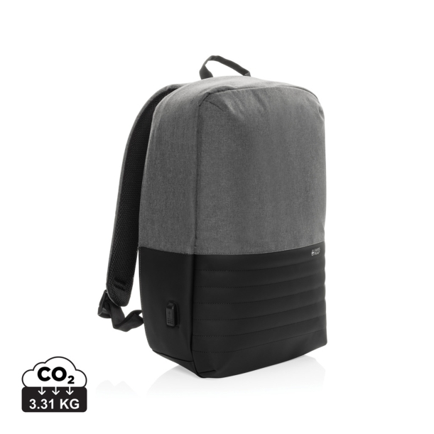 Антикражный рюкзак для ноутбука Swiss Peak с RFID-защитой из rPET AWARE™, 15,6’’ (Изображение 11)