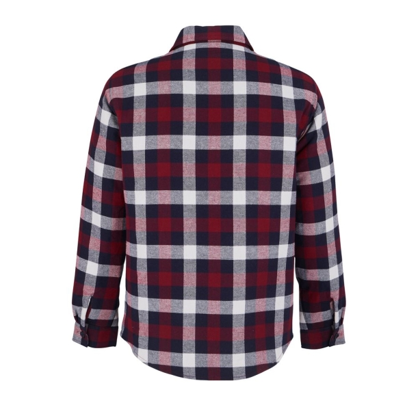 Куртка-рубашка оверсайз унисекс Noah, бордовая, размер 3XL/4XL (Изображение 2)