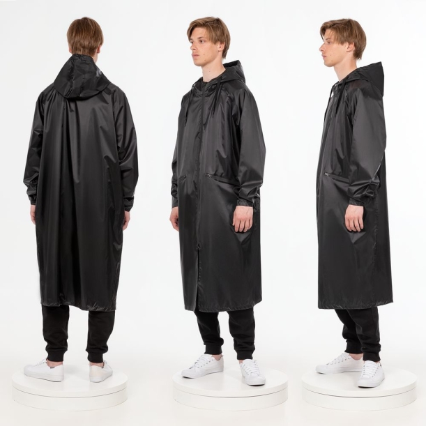 Дождевик R2, черный, размер XL/XXL (Изображение 4)